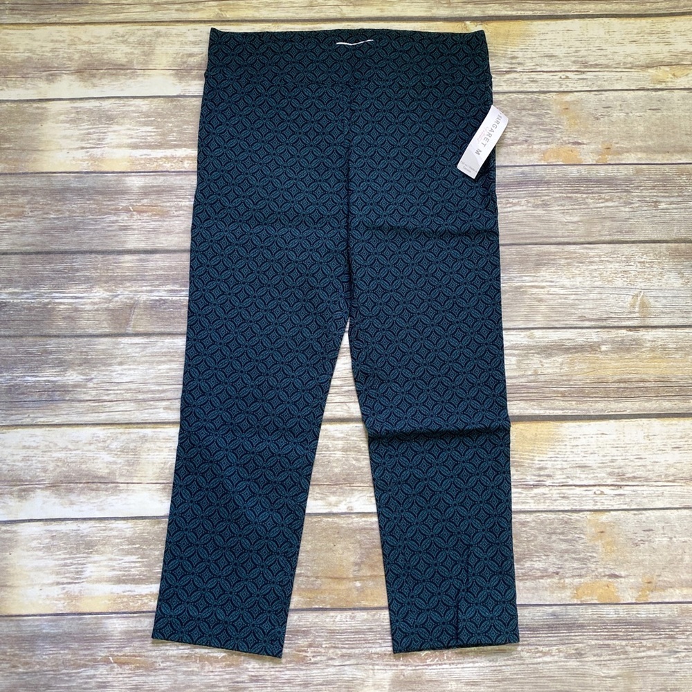 Margaret M Slimming Cropped pants petite teal